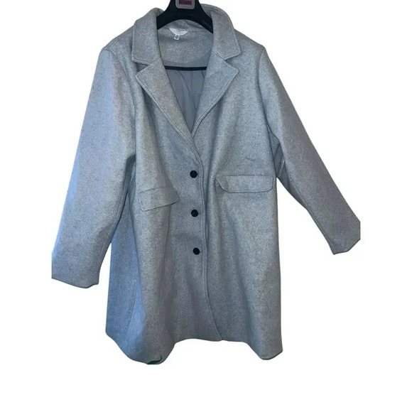 Time and Tru grey peacock sz 3X nwt Normcore Comfy Preppy - Picture 1 of 6